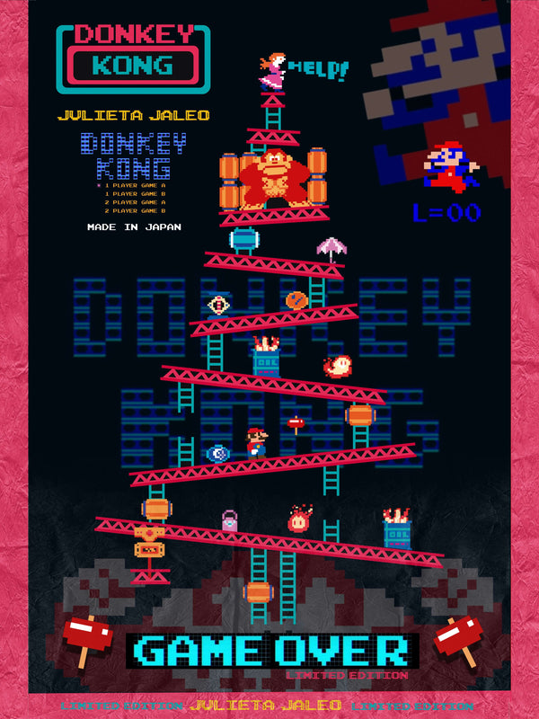 Donkey Kong Pantalla Retro